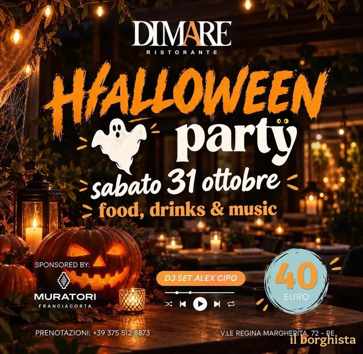 Locandina Halloween Party Dimare 2026 a Pescara (Pescara)