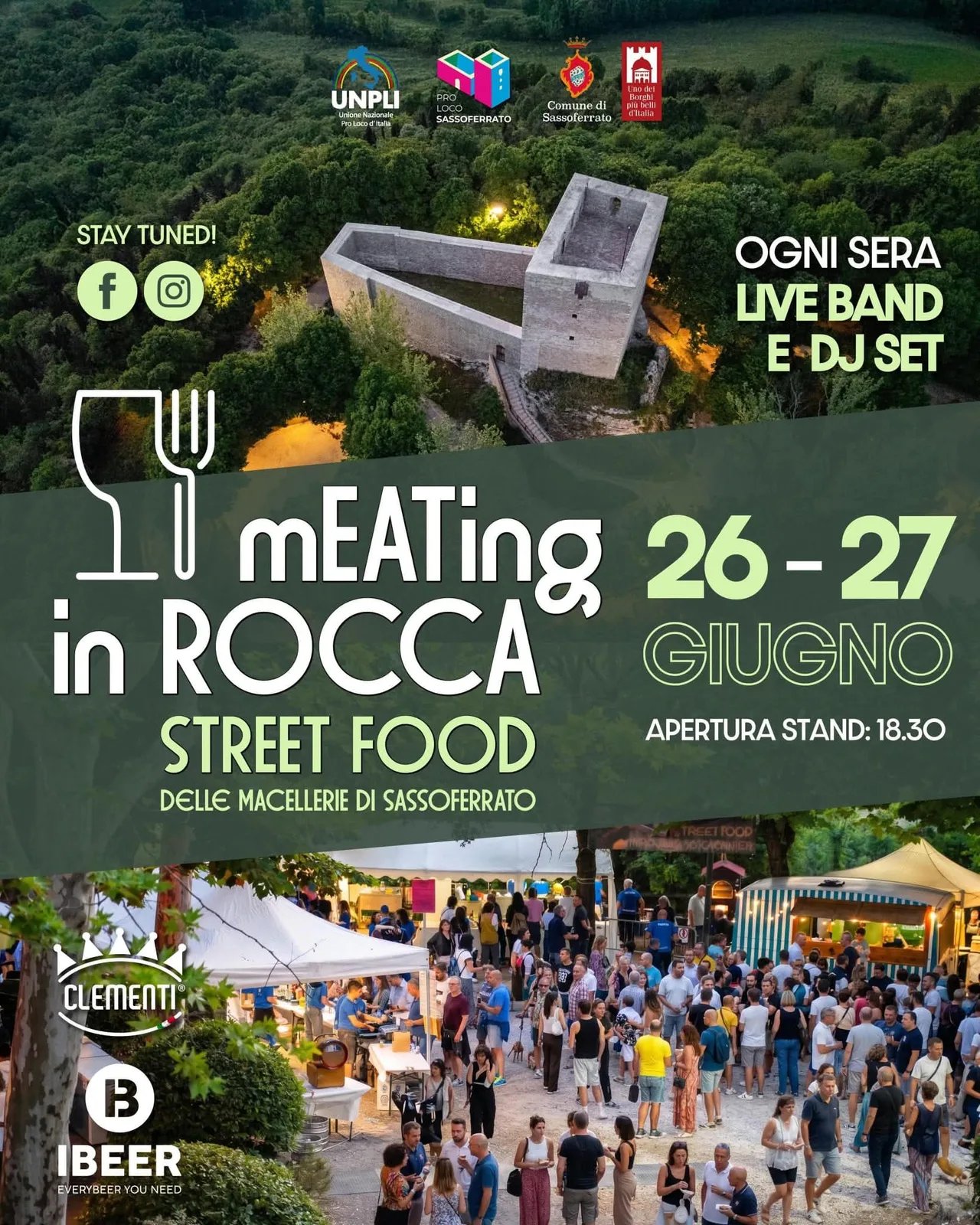 Locandina MEATing in Rocca 2026 a Sassoferrato (Ancona)