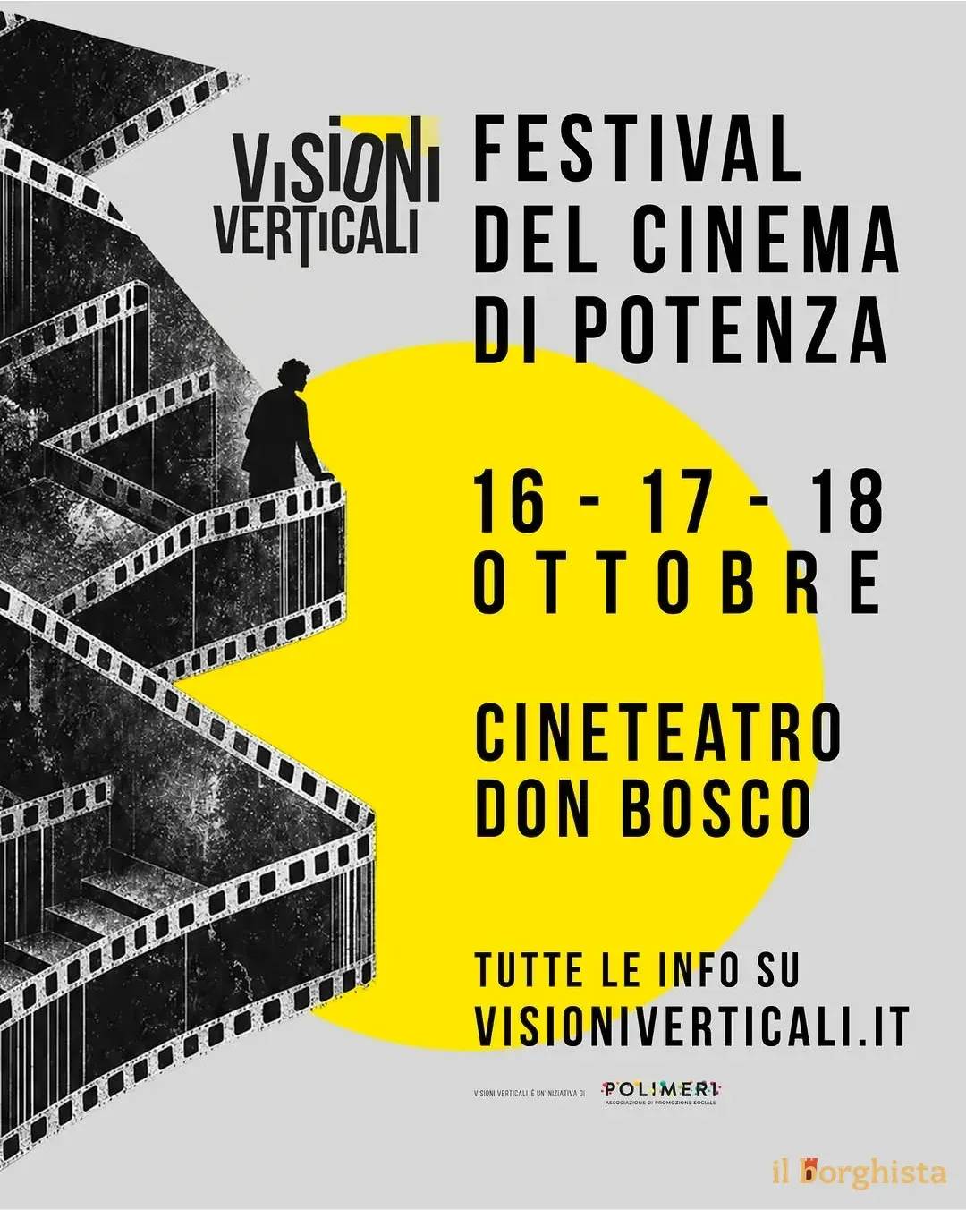 Locandina Visioni Festival Verticali del Cinema di Potenza 2026 a Potenza (Potenza)