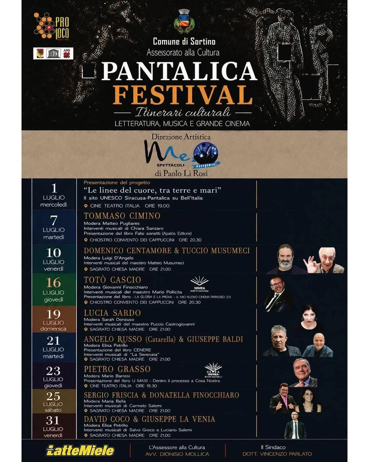 Locandina Presentazione "Le linee del cuore" — Pantalica Festival 2027 a Sortino (Siracusa)