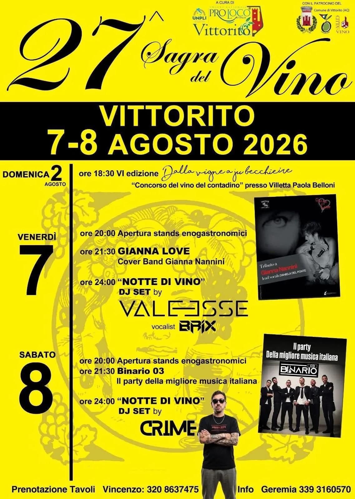 Sagra del Vino — Vittorito