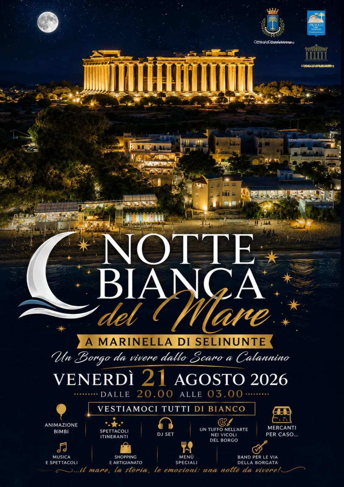 Notte Bianca del Mare a Marinella di Selinunte — Castelvetrano