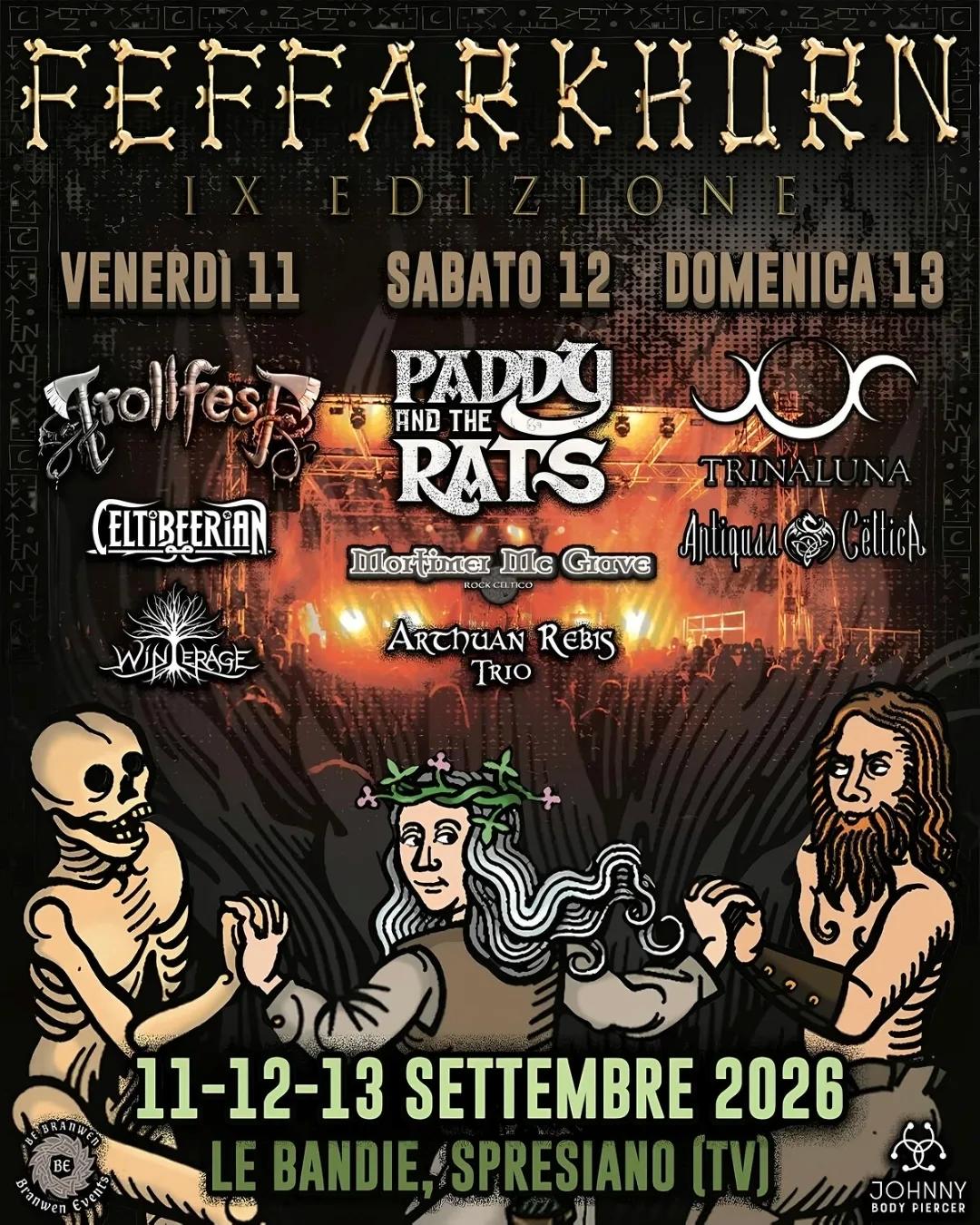 Locandina Feffarkhorn — IX Edizione 2026 a Spresiano (Treviso)