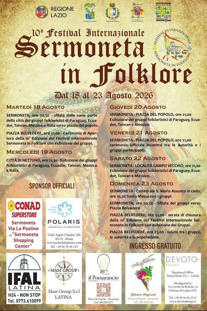 Festival Internazionale Sermoneta in Folklore