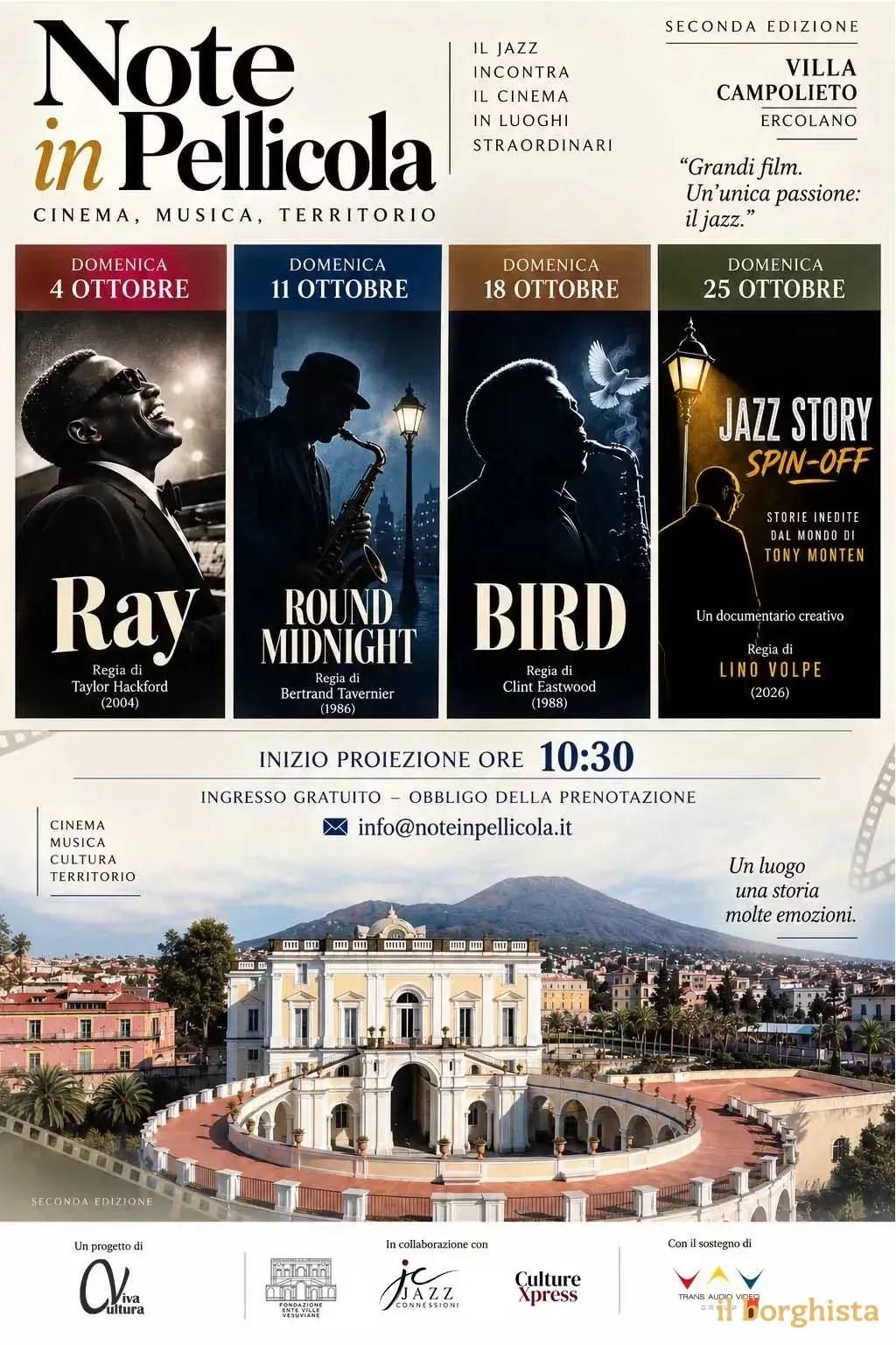 Locandina calendario eventi ottobre 2026 a Ercolano (Napoli)