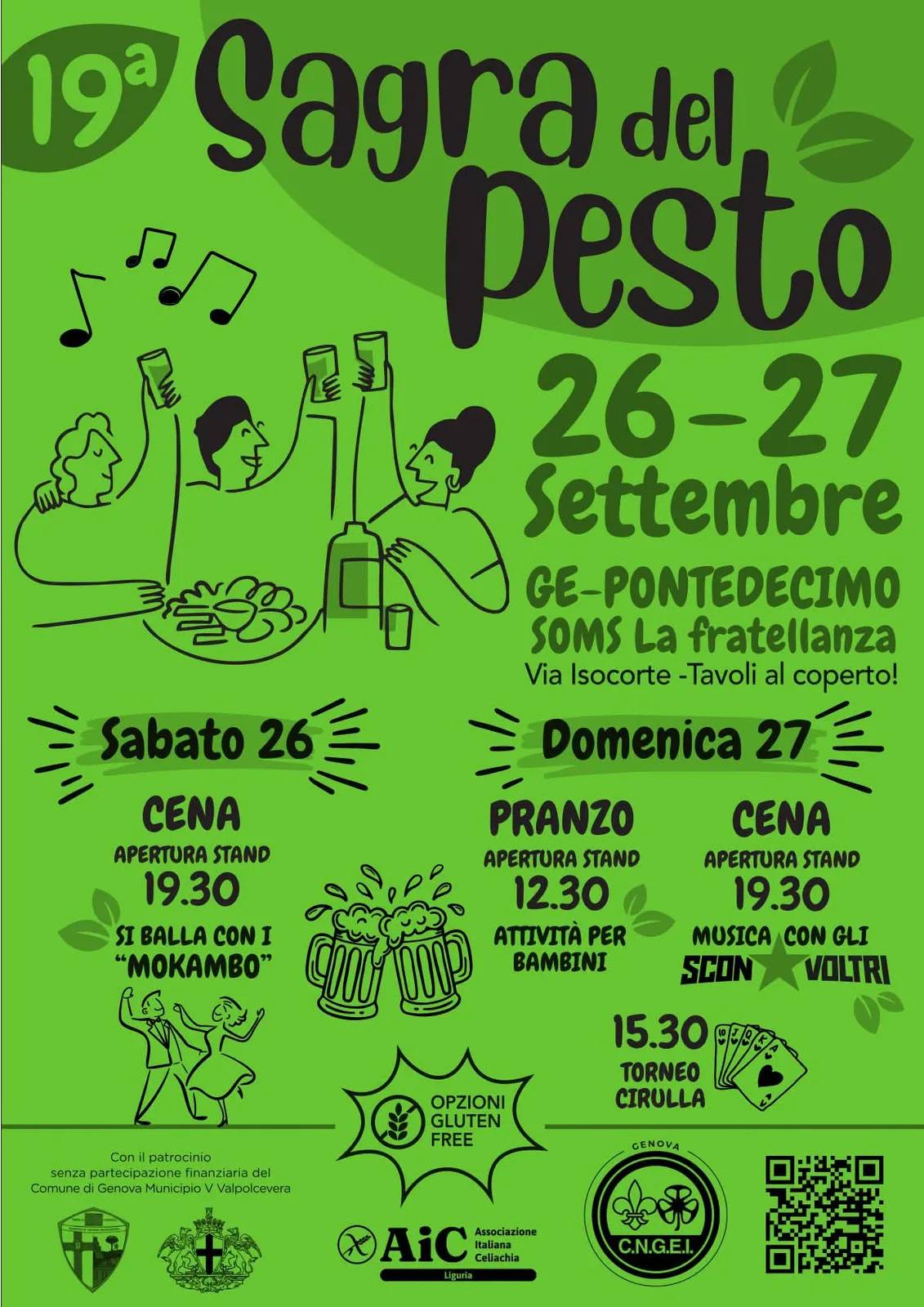 Locandina 19ª Sagra del Pesto 2026 a Genova (Genova)