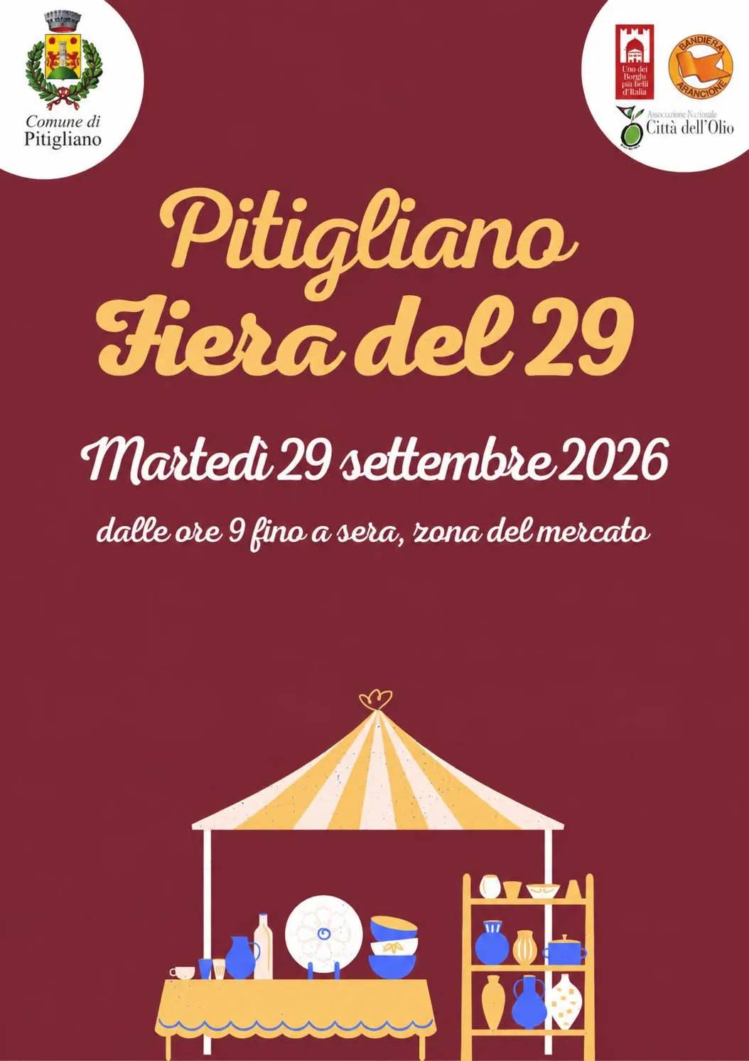 Locandina Pitigliano Fiera del 29 2026 a Pitigliano (Grosseto)