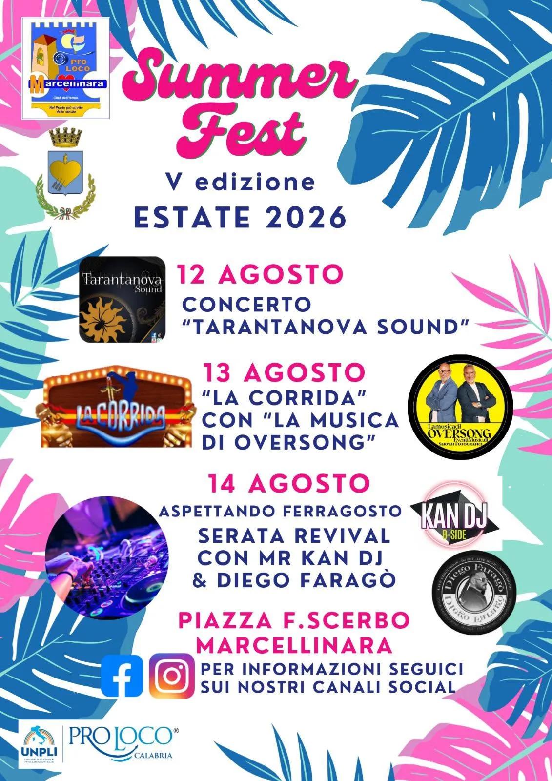 Summer Fest — Marcellinara