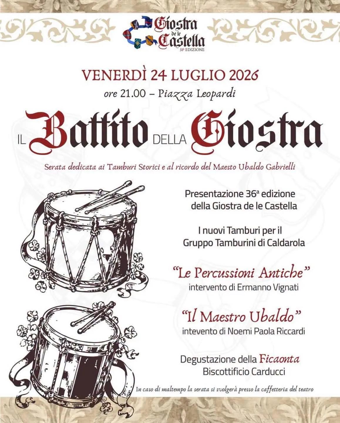 Giostra de le Castella — Caldarola