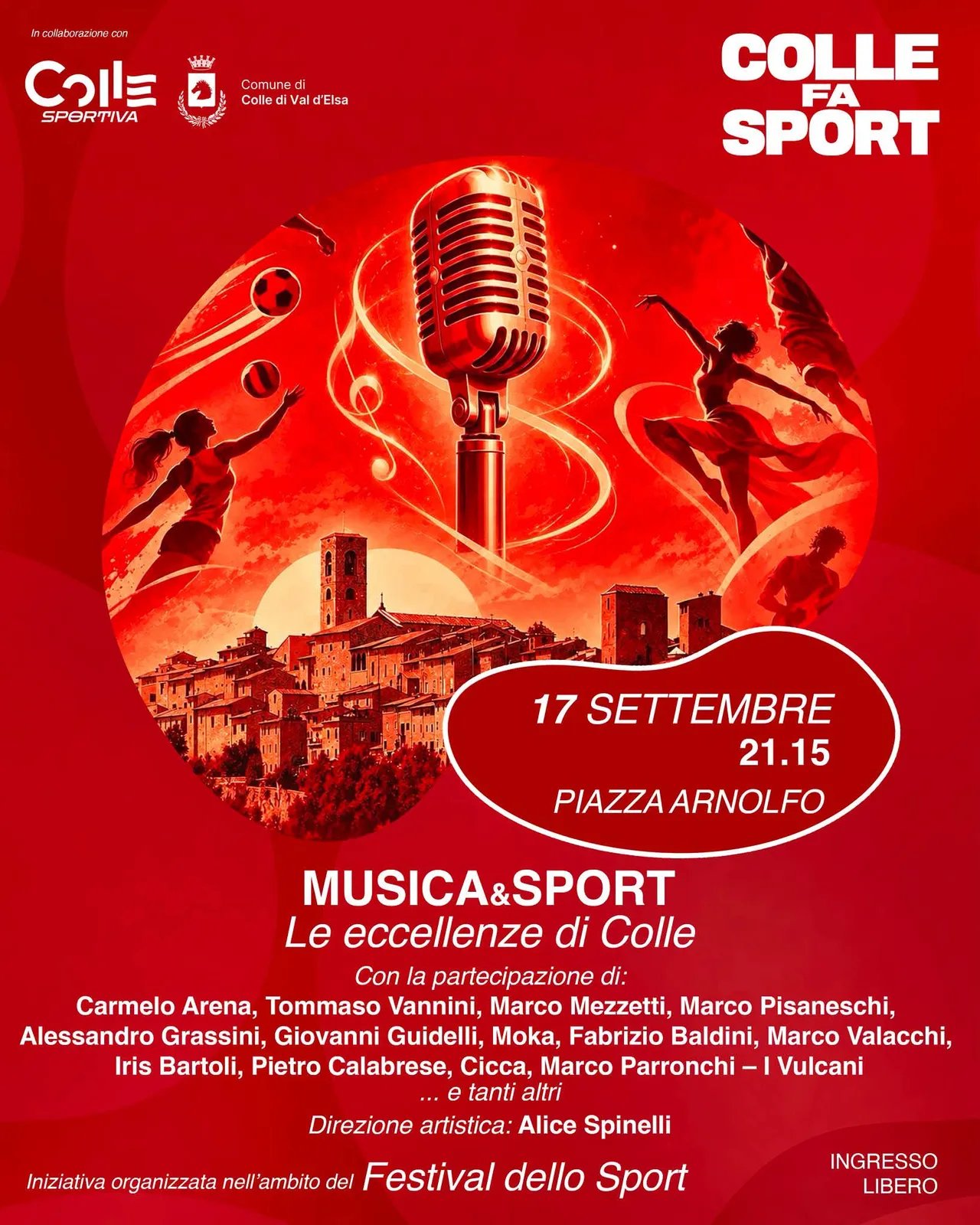 Locandina Colle fa Sport 2026 a Colle di Val d'Elsa (Siena)