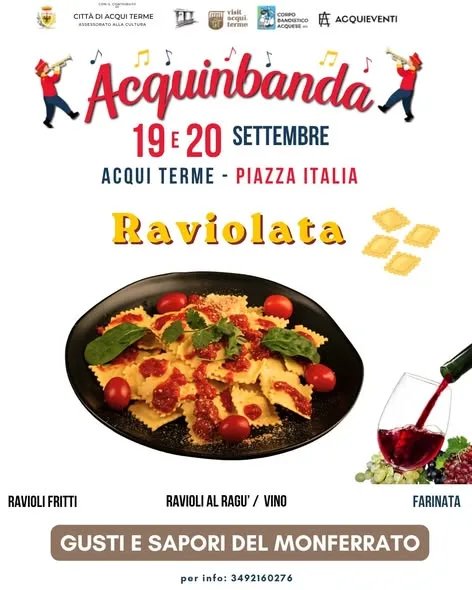 Locandina Acquinbanda 2026 a Acqui Terme (Alessandria)