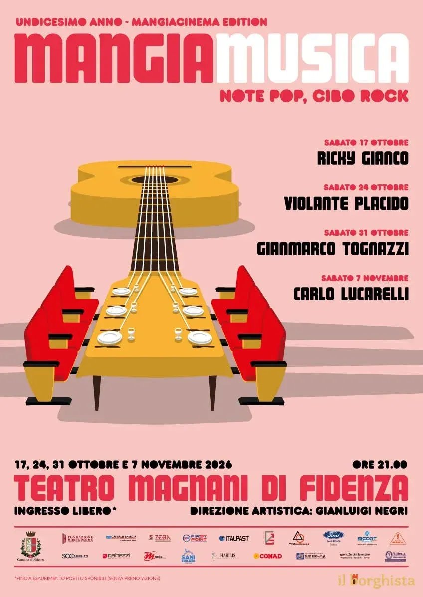 Mangiamusica 2026 — 11ª ed.: Gianmarco Tognazzi