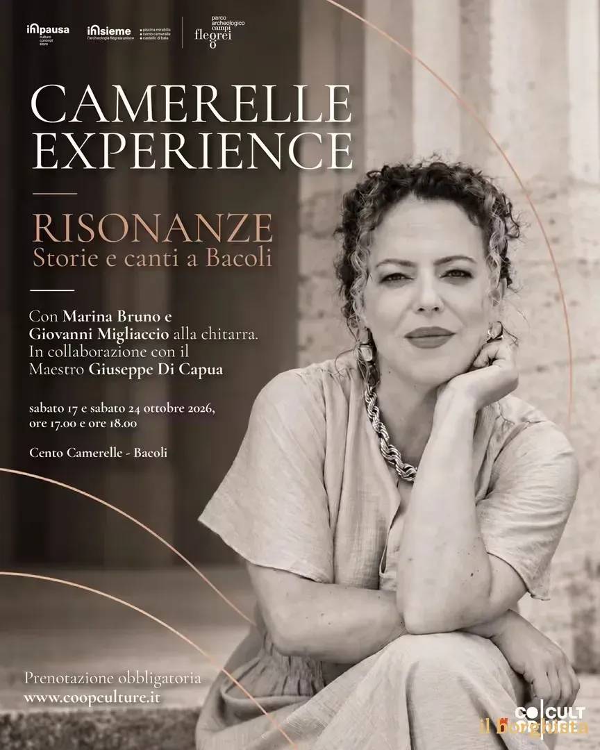 Locandina Camerelle Experience 2026 a Bacoli (Napoli)