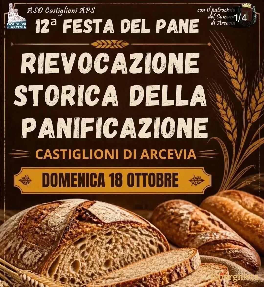 Locandina 12ª Festa del Pane 2026 a Arcevia (Ancona)