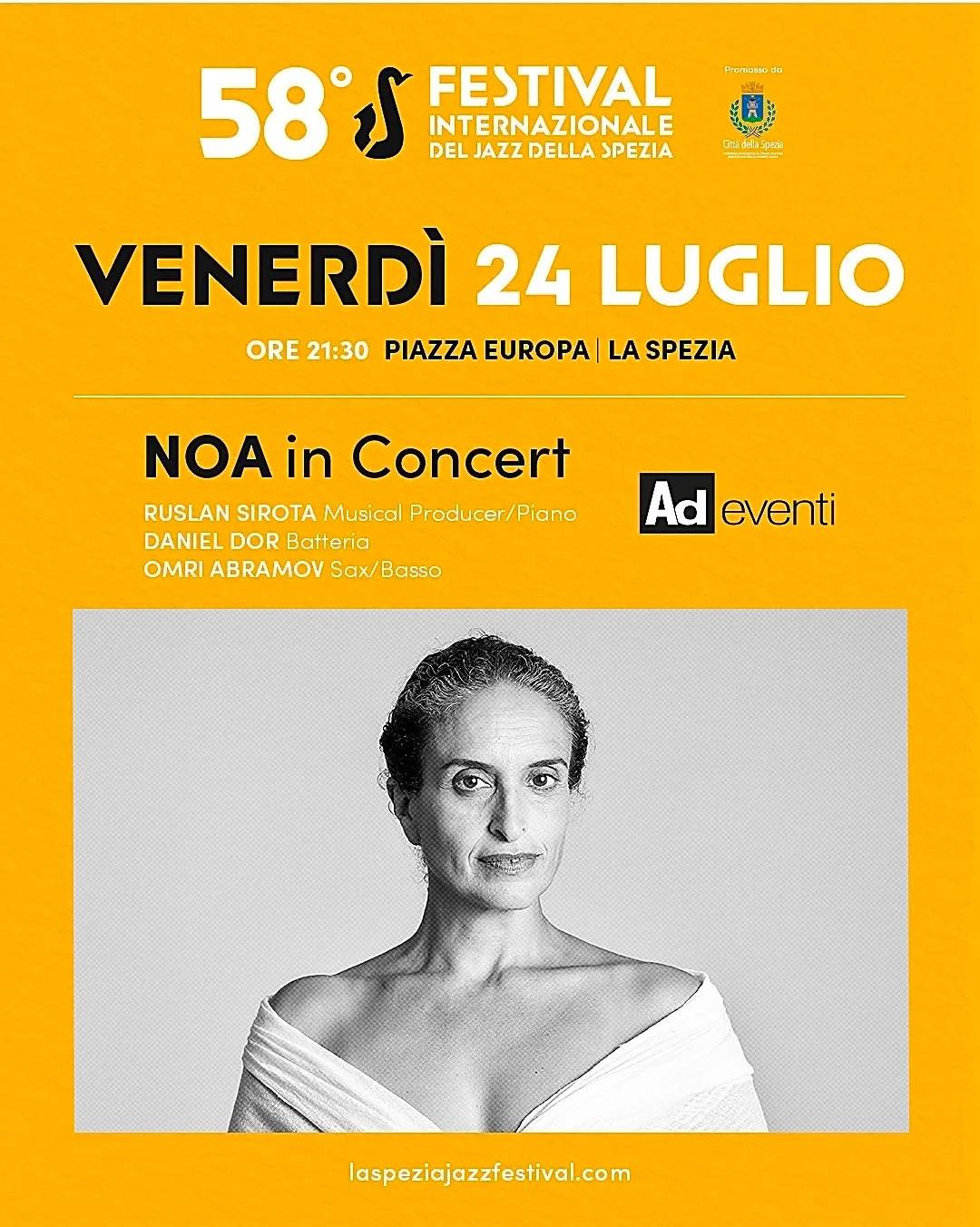 Locandina 58° Festival Internazionale del Jazz della Spezia 2026 a La Spezia (La spezia)