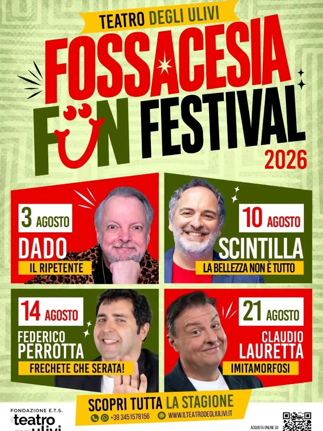Locandina Scintilla — La bellezza non è tutto — Fun Festival 2026 a Fossacesia (Chieti)