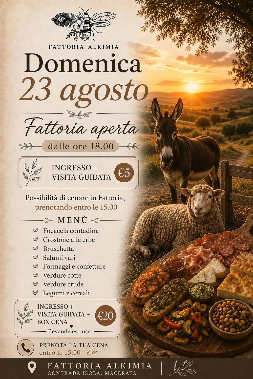 Fattoria Alkimia Domenica gosto — Macerata