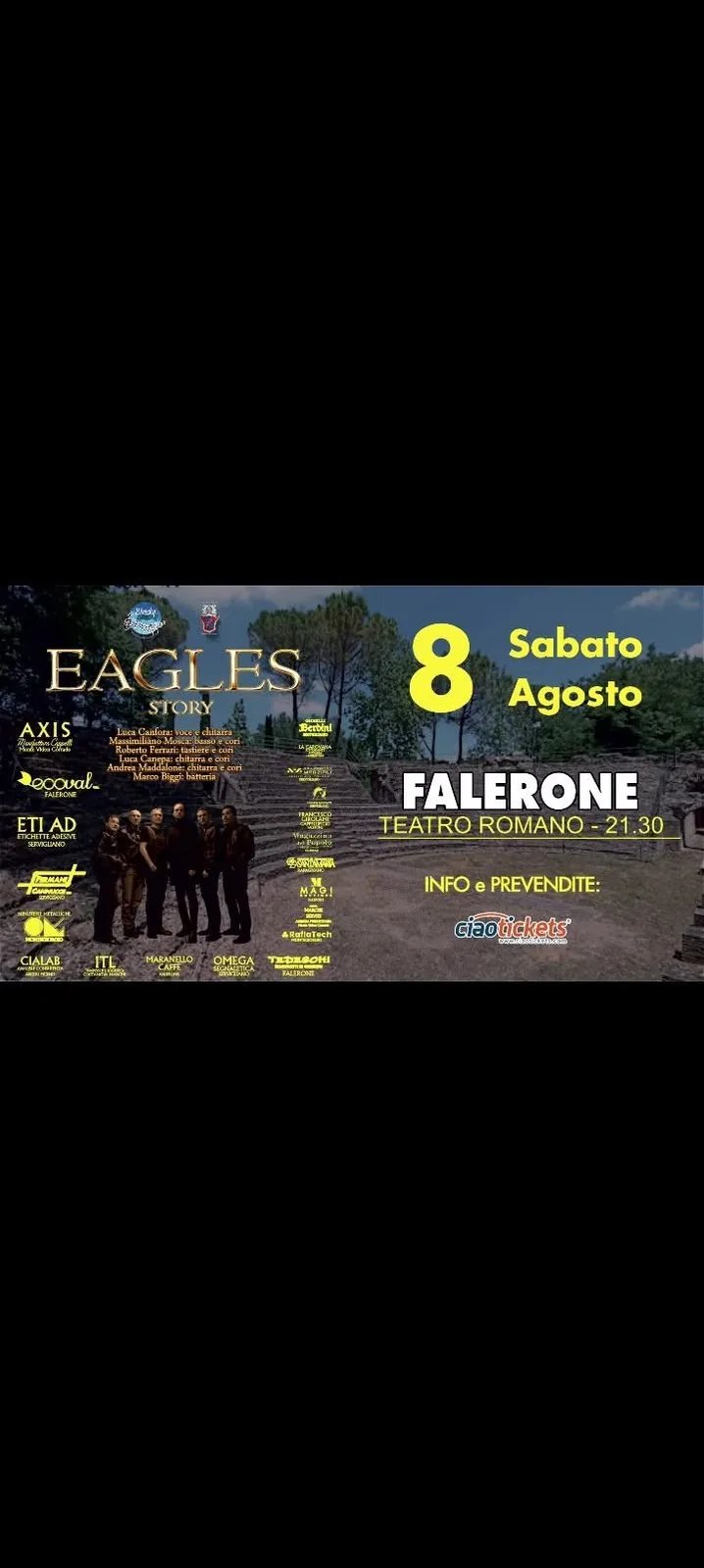 Locandina Eagles Story a Falerone 2026 a Falerone (Fermo)