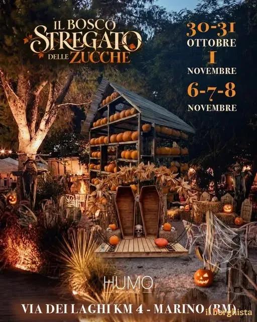 Locandina calendario eventi autunno 2026 a Marino (Roma)