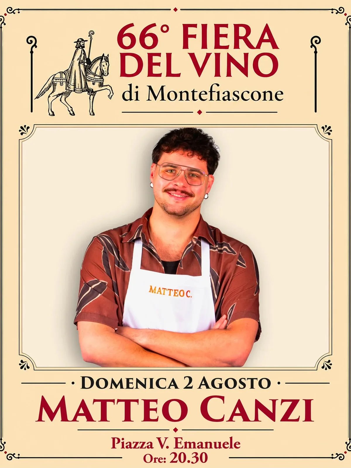 Locandina 66° Fiera del Vino di Montefiascone 2026 a Montefiascone (Viterbo)