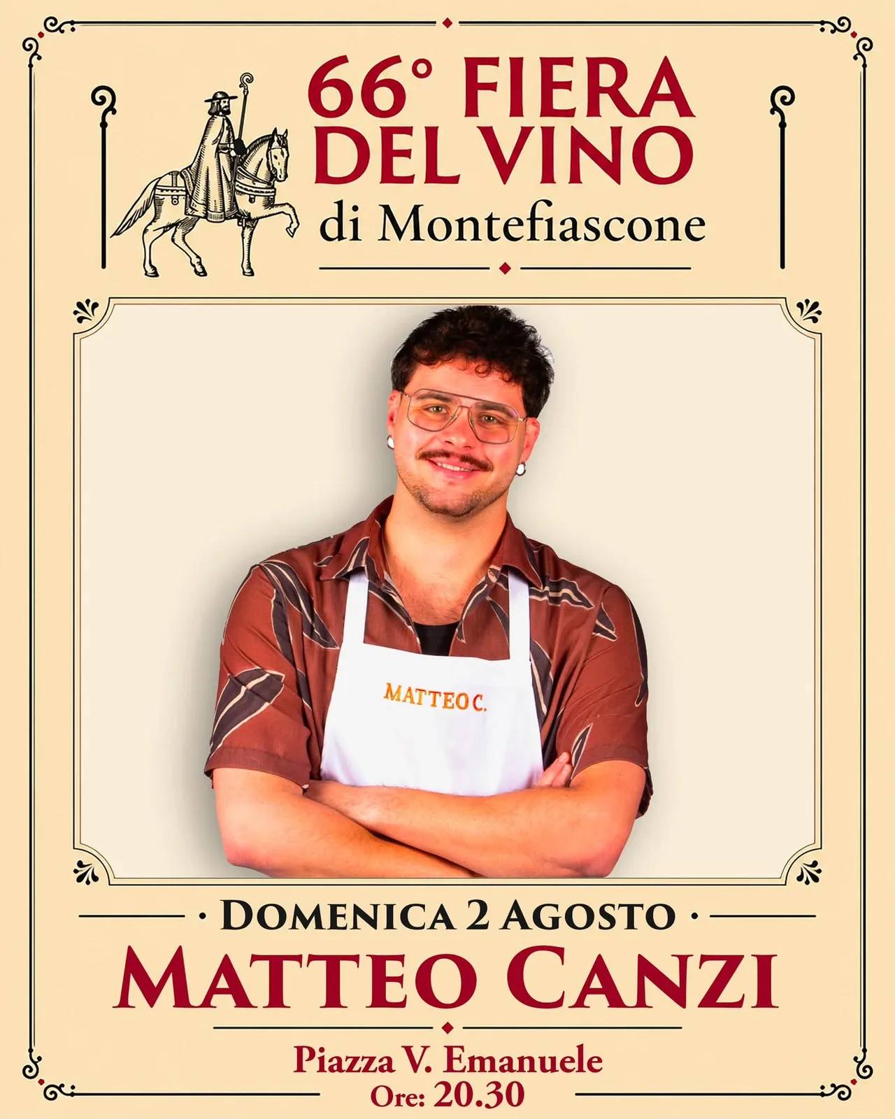 Locandina 66° Fiera del Vino di Montefiascone 2026 a Montefiascone (Viterbo)