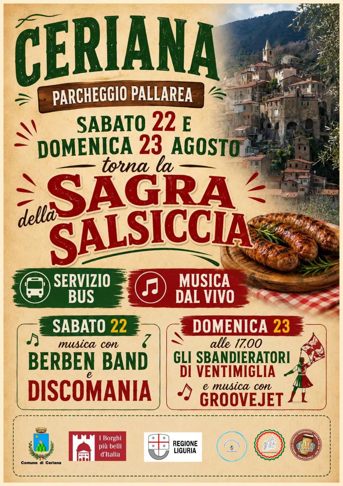 Sagra della Salsiccia — Ceriana
