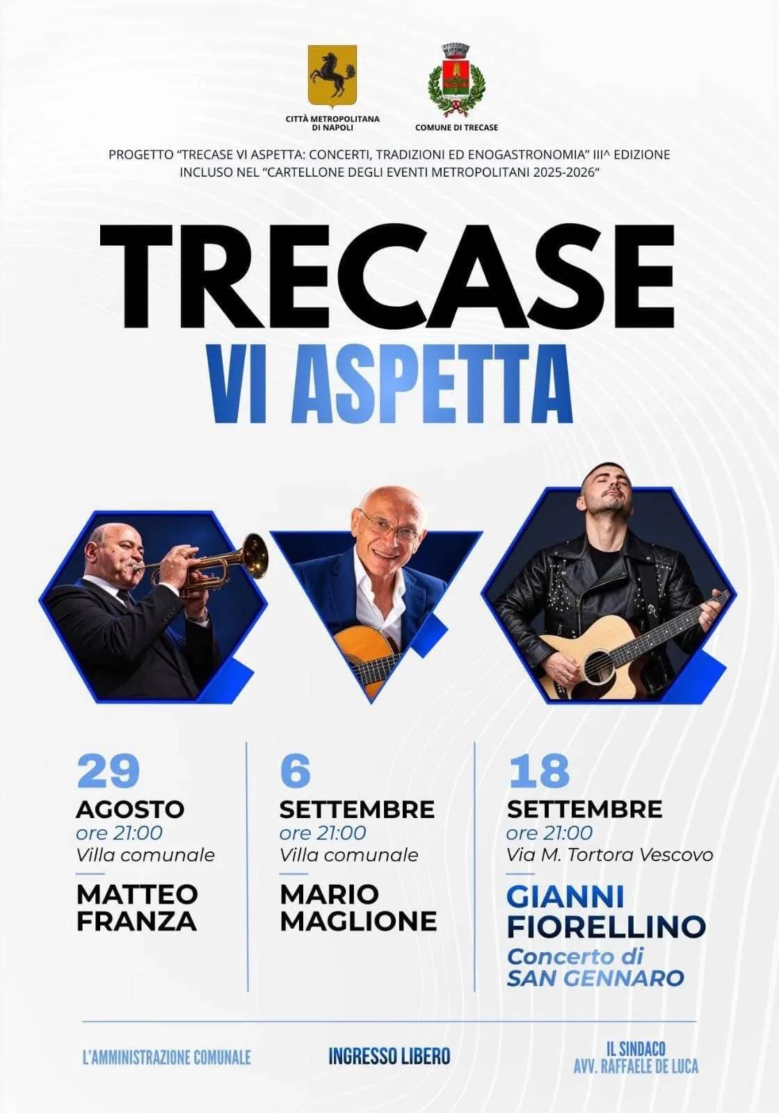 Locandina Concerto 2026 a Trecase (Napoli)