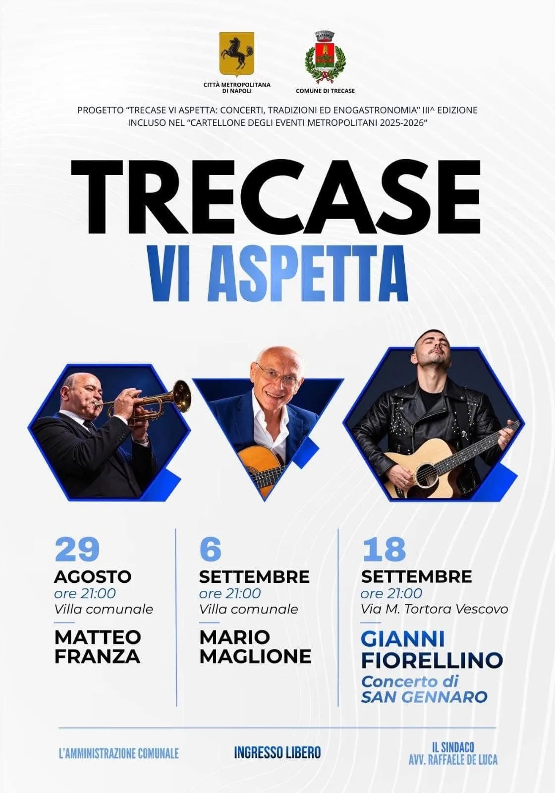 Locandina Concerto 2026 a Trecase (Napoli)