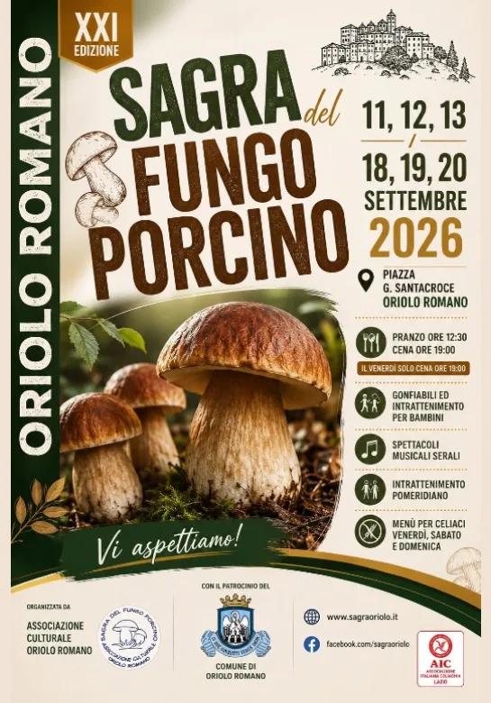 21ª Sagra del Fungo Porcino 2026