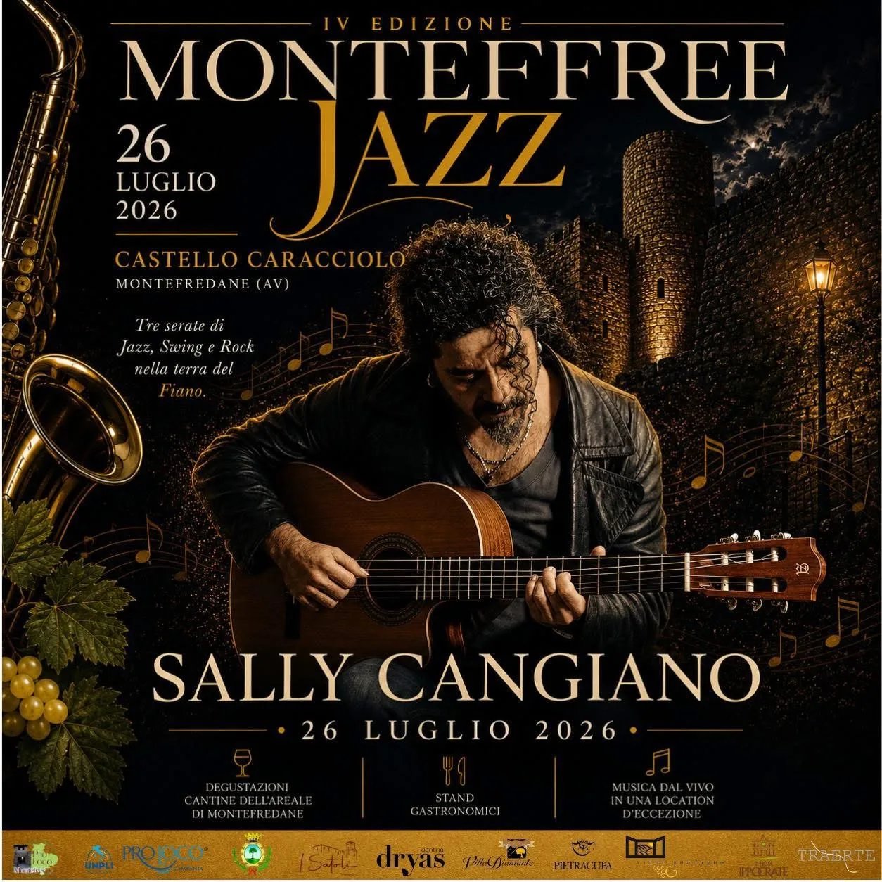 Locandina IV Edizione Monteffree Jazz 2026 a Montefredane (Avellino)