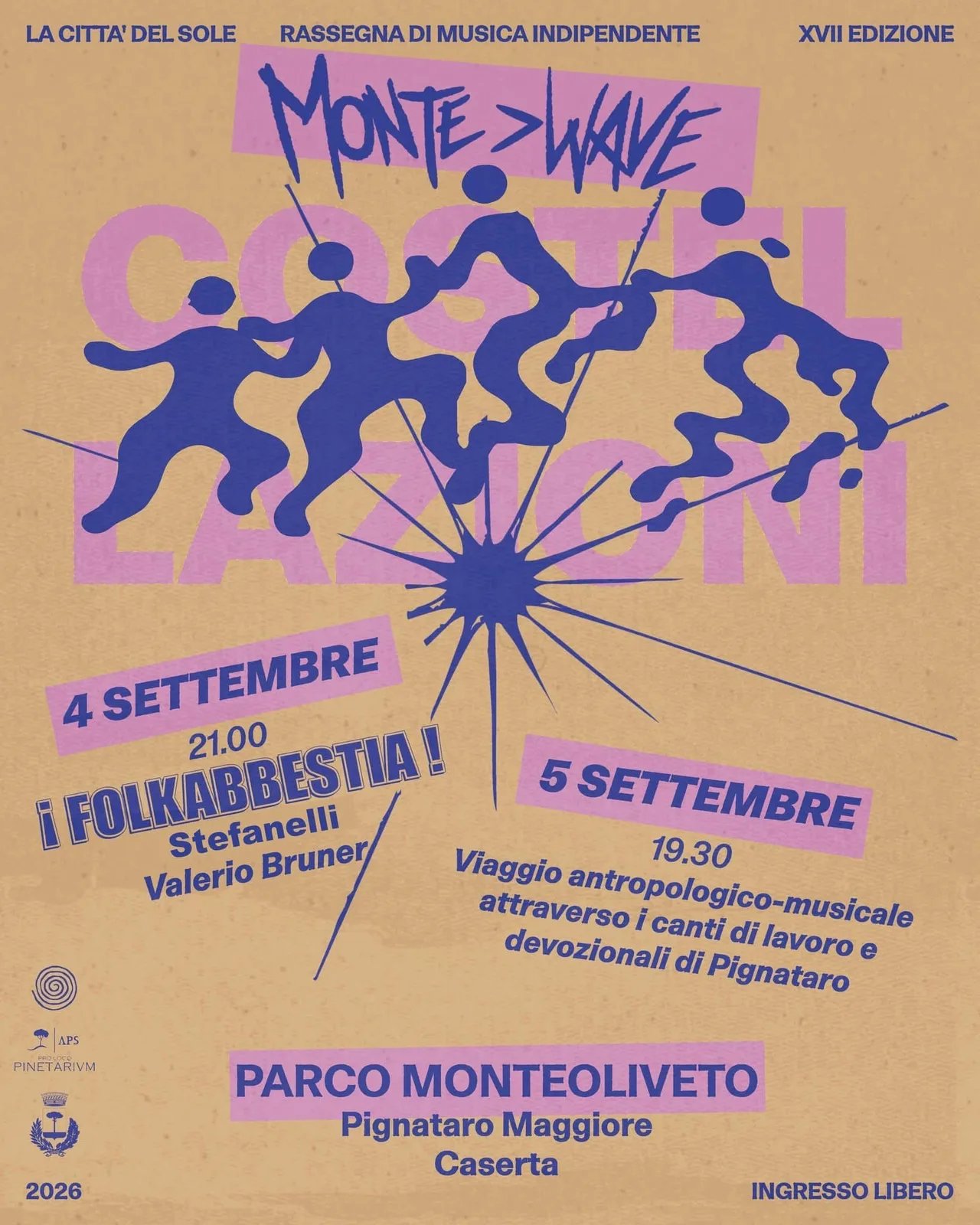 Locandina XVII Edizione Monte > Wave 2026 a Pignataro Maggiore (Caserta)