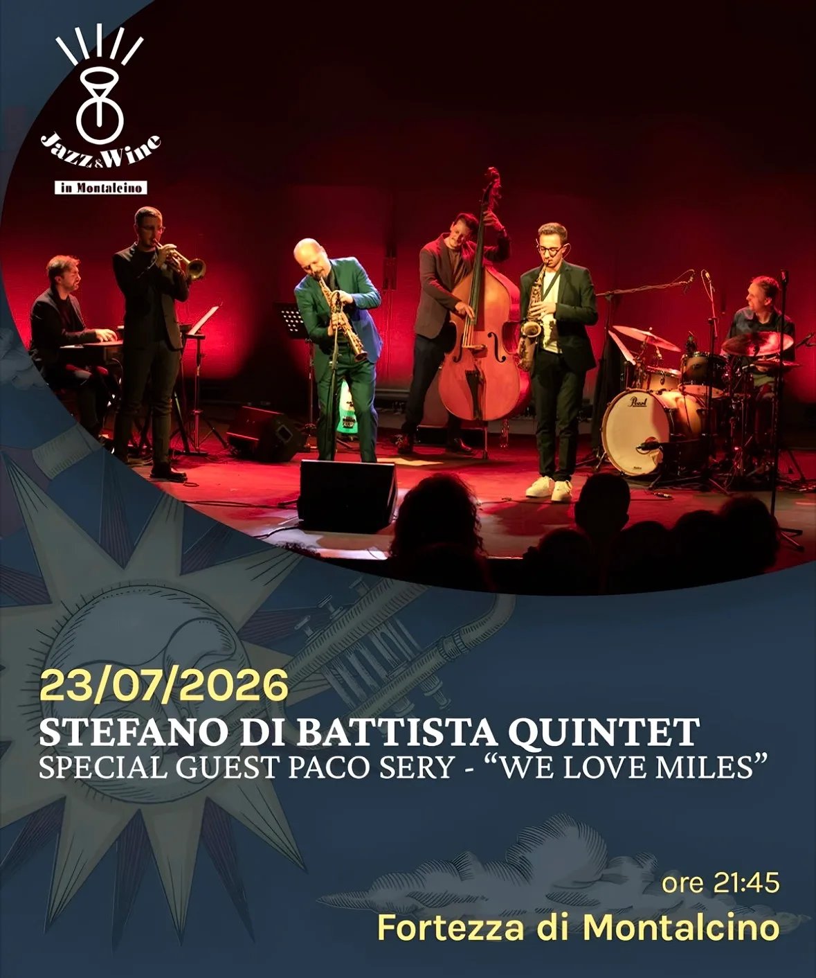 Locandina Jazz Wine in Montalcino 2026 a Montalcino (Siena)