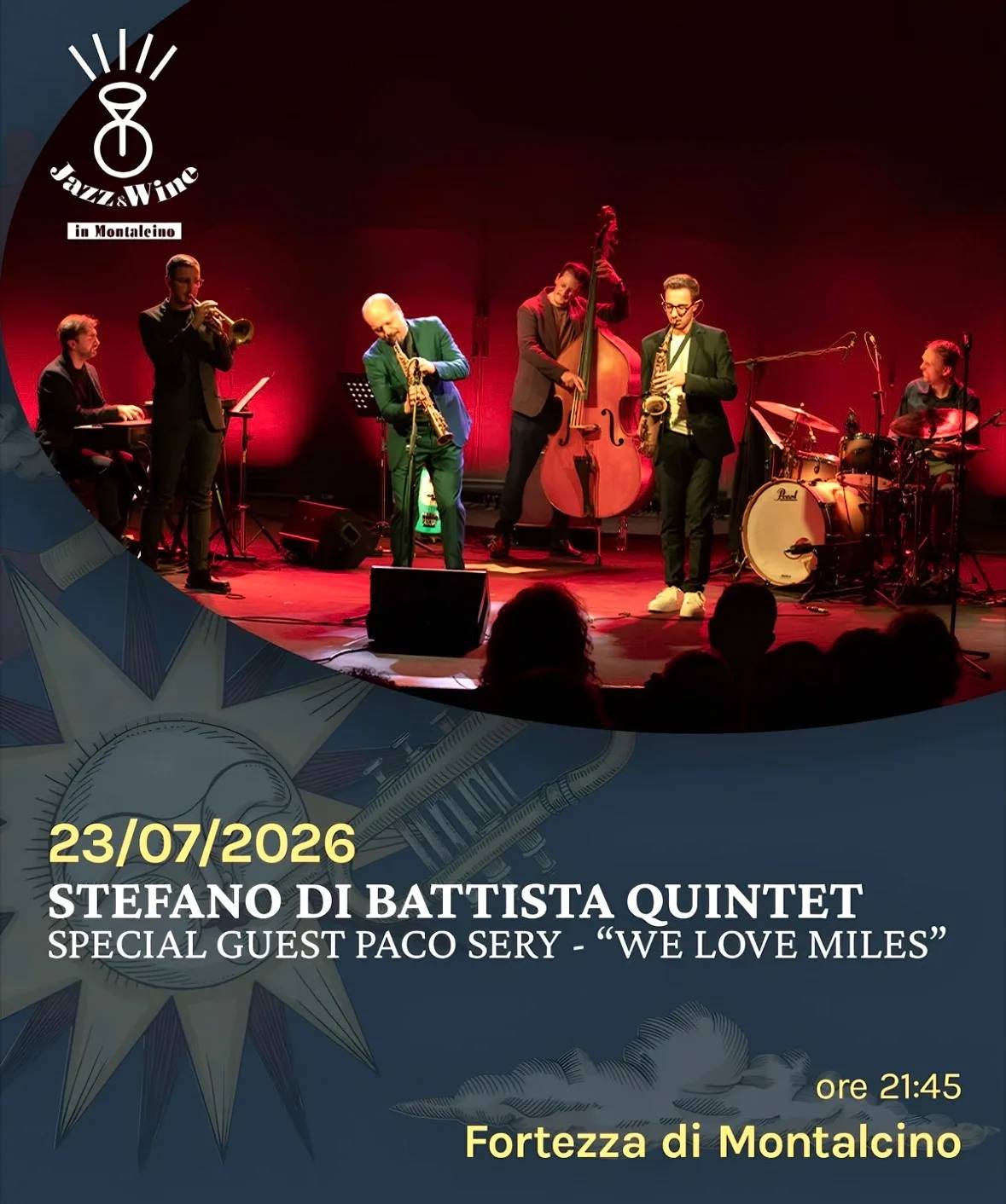Locandina Jazz Wine in Montalcino 2026 a Montalcino (Siena)