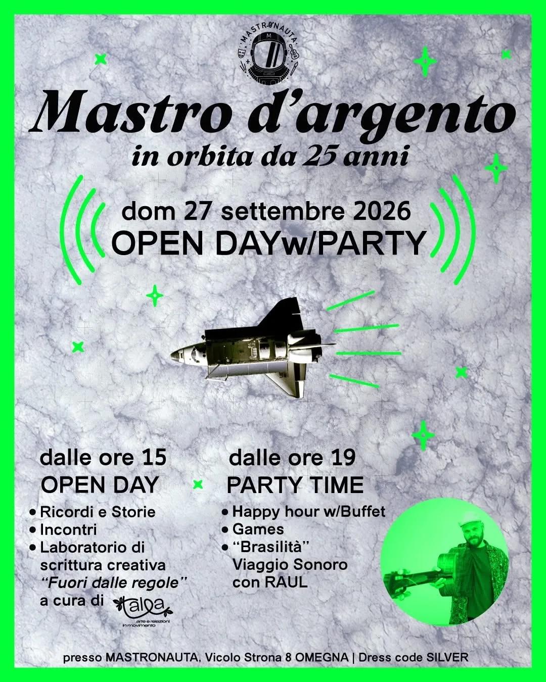 Locandina Mastro d'argento in orbita da 25 anni 2026 a Omegna (Verbano-Cusio-Ossola)