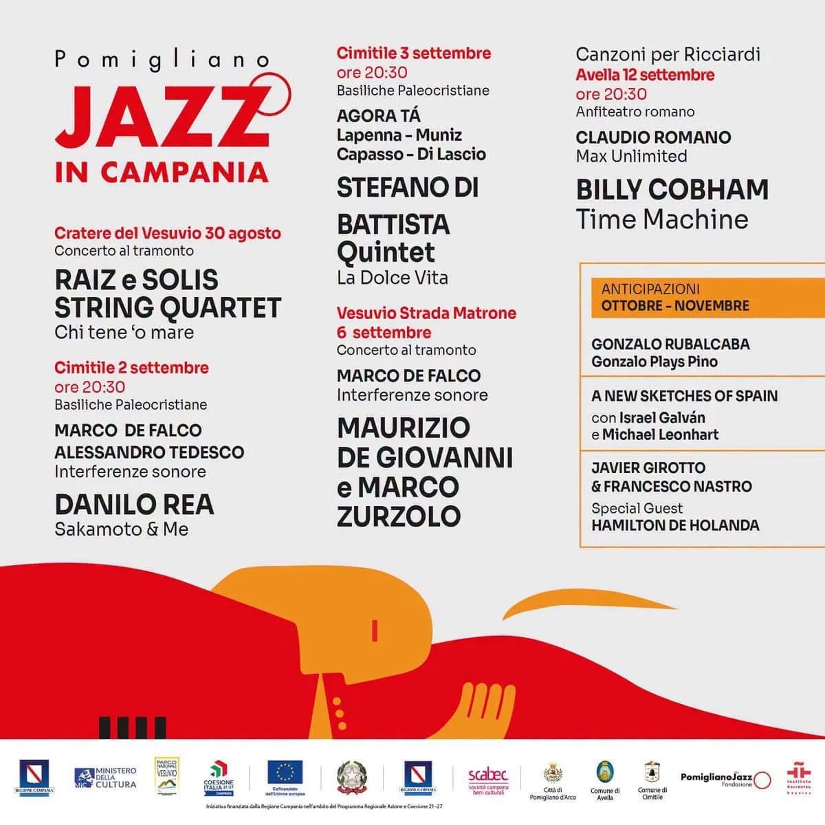 Locandina calendario eventi settembre 2026 a Cimitile (Napoli)