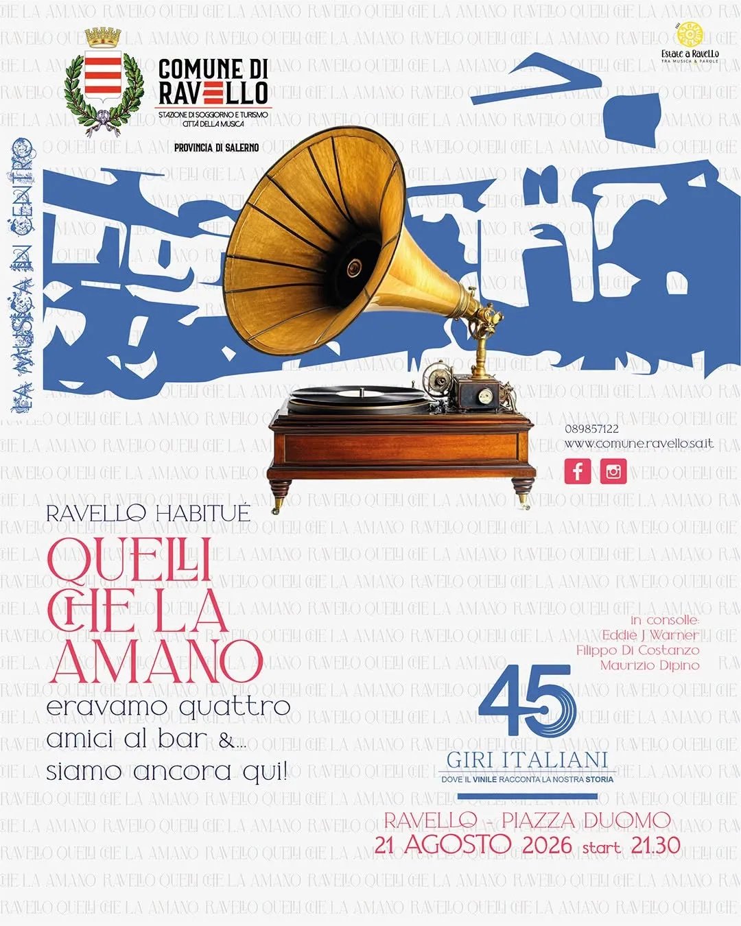 Locandina Quelli Che La Amano 2026 a Ravello (Salerno)