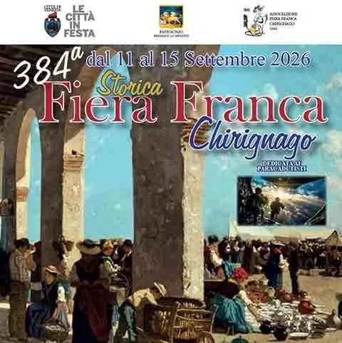 Locandina 384ª Storica Fiera Franca Chirignago 2026 a Venezia (VE)