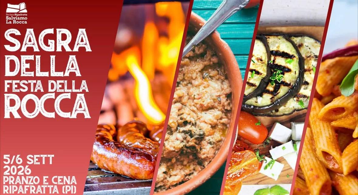 Locandina Sagra della Festa della Rocca 2026 a Pisa (Pisa)