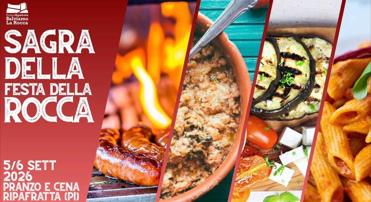 Locandina Sagra della Festa della Rocca 2026 a Pisa (Pisa)