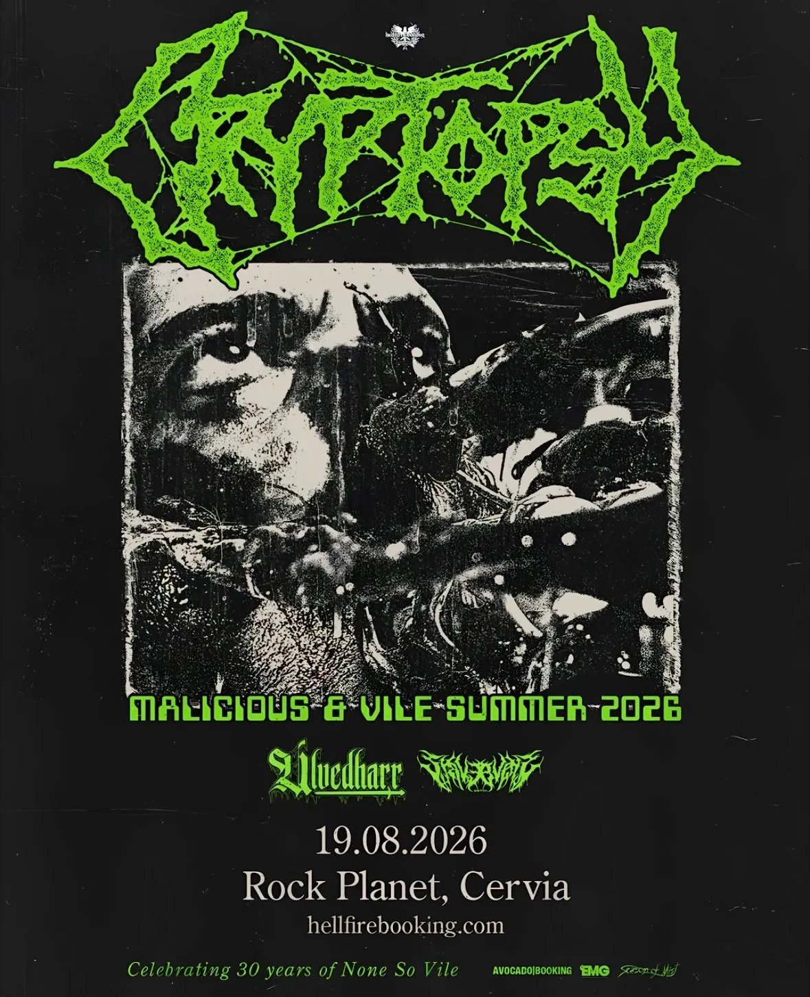 Locandina Malicious & Vile Summer 2026 a Cervia (Ravenna)