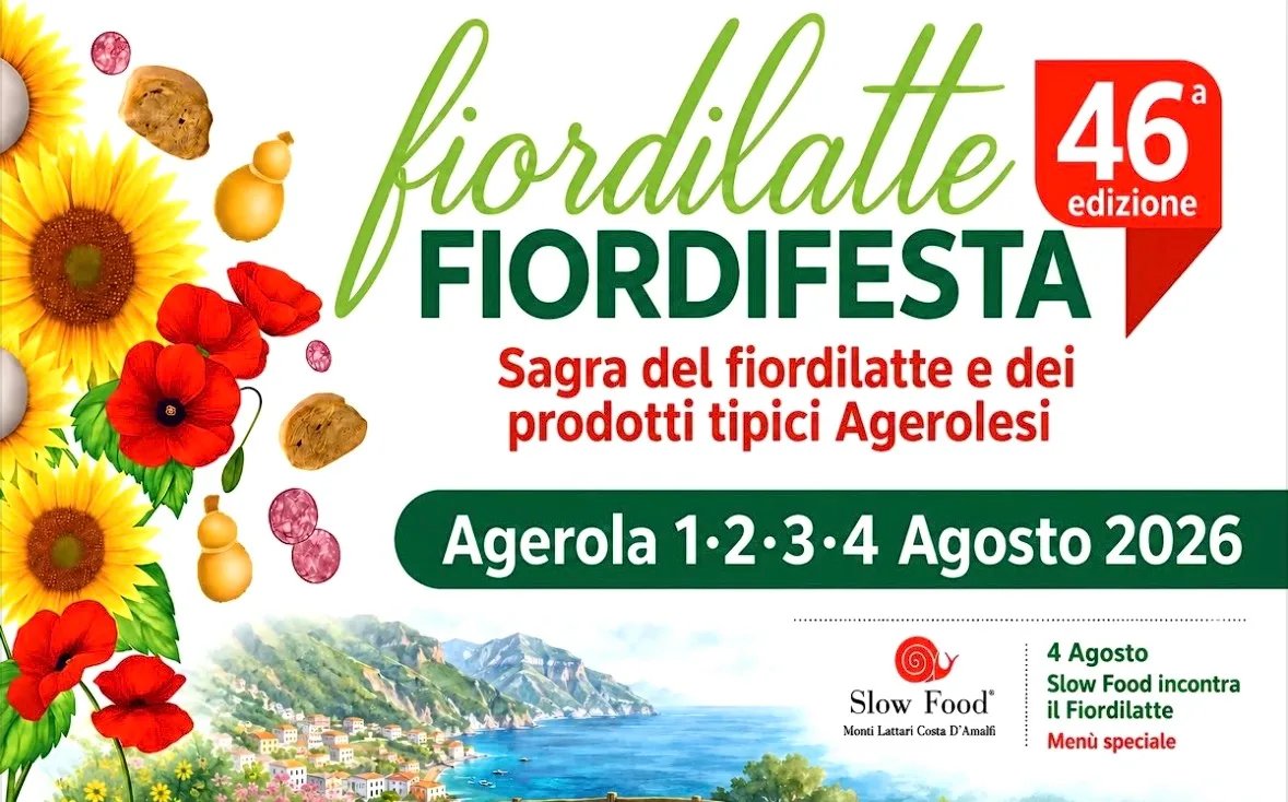 Locandina 46ª Fiordifesta 2026 a Agerola (Napoli)