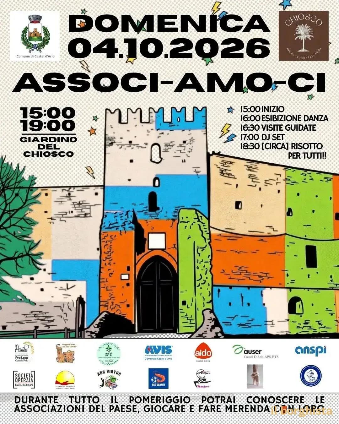 Locandina Associ-Amo-Ci 2026 a Castel d'Ario (Mantova)