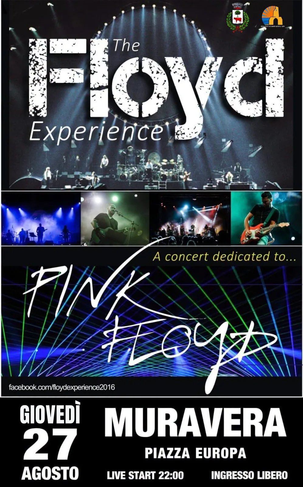 Locandina Floyd Experience 2026 a Muravera (Cagliari)