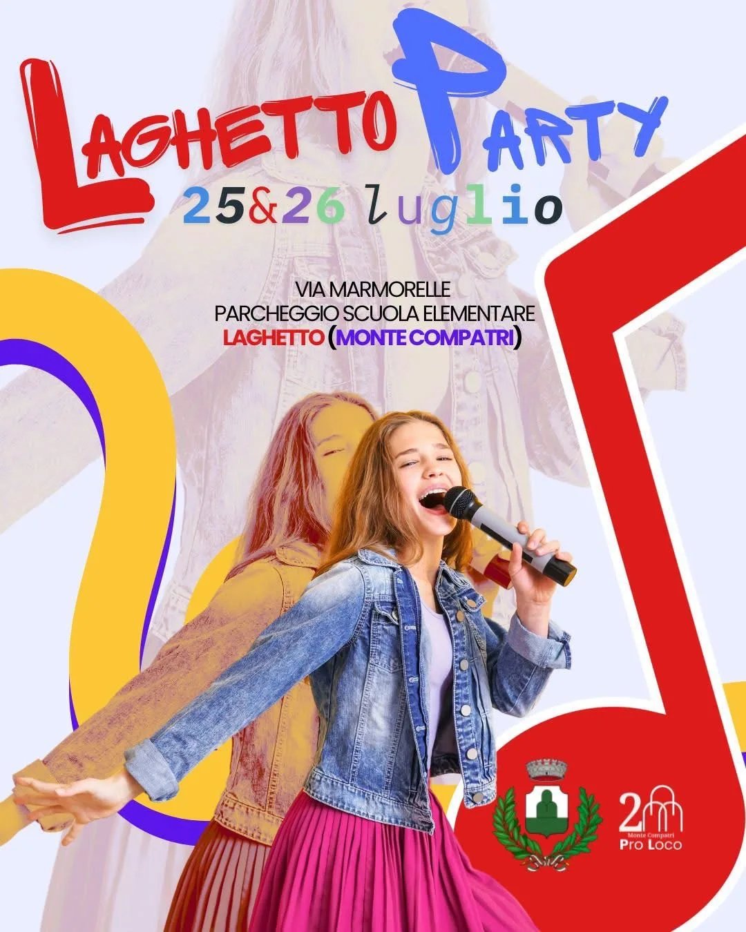 Locandina Laghetto Party 2026 a Monte Compatri (Roma)
