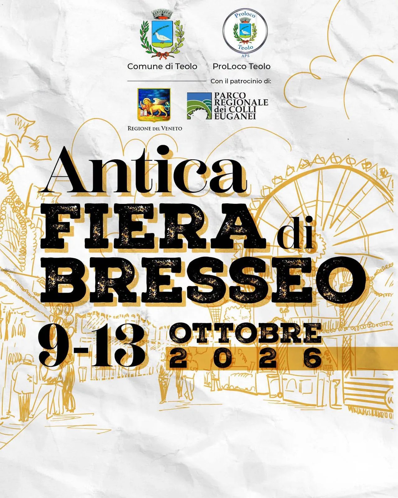 Locandina Antica Fiera di Bresseo 2026 a Teolo (Padova)