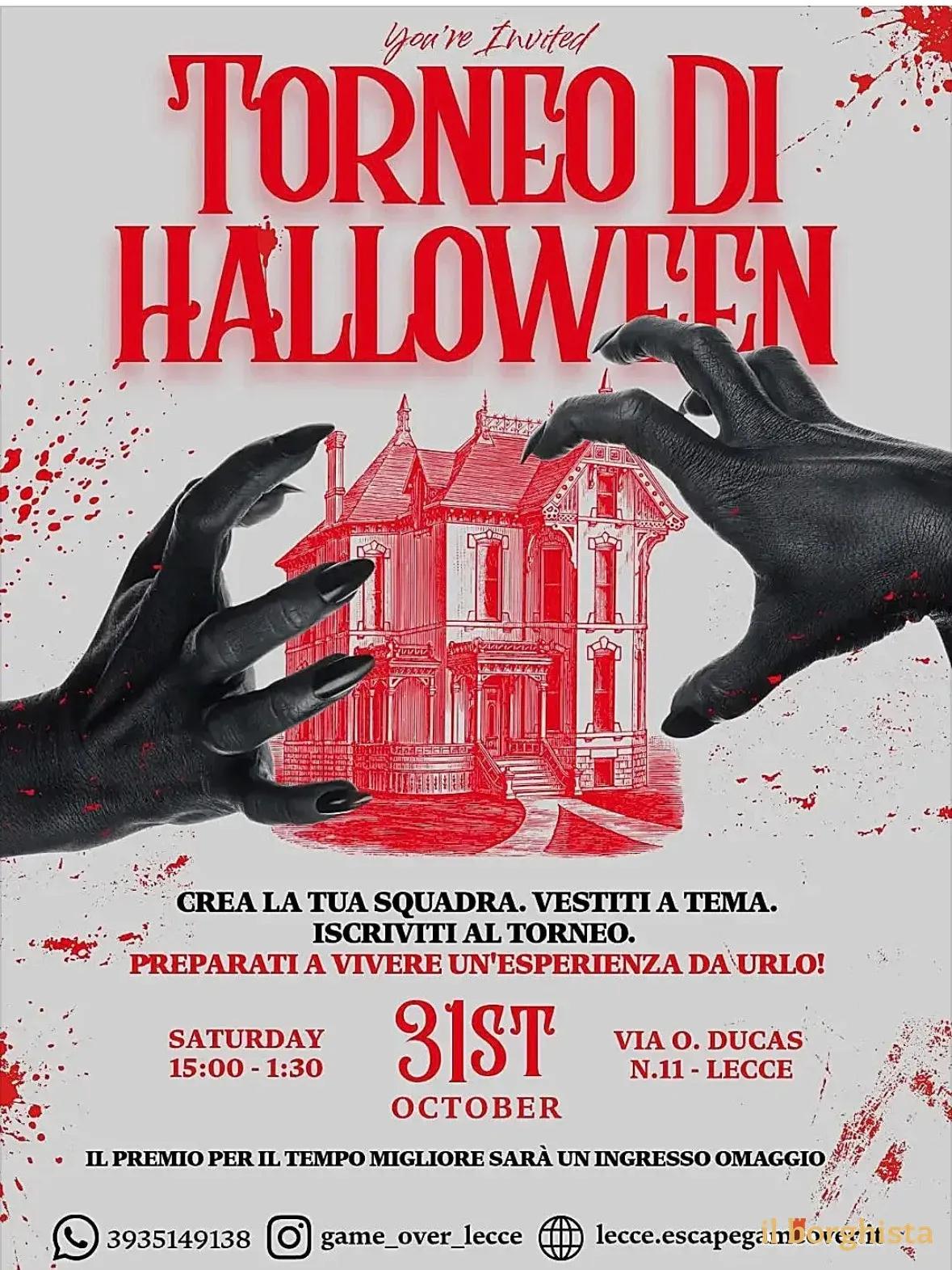 Locandina Torneo di Halloween 2026 a Lecce (Lecce)