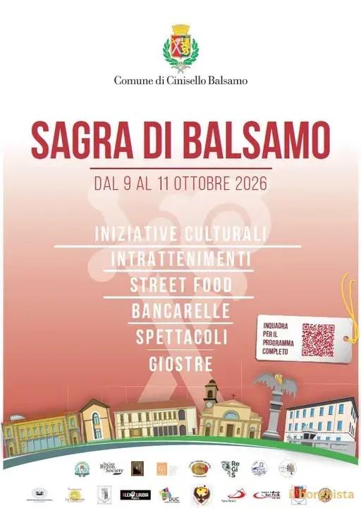 Locandina Sagra di Balsamo 2026 a Cinisello Balsamo (Milano)