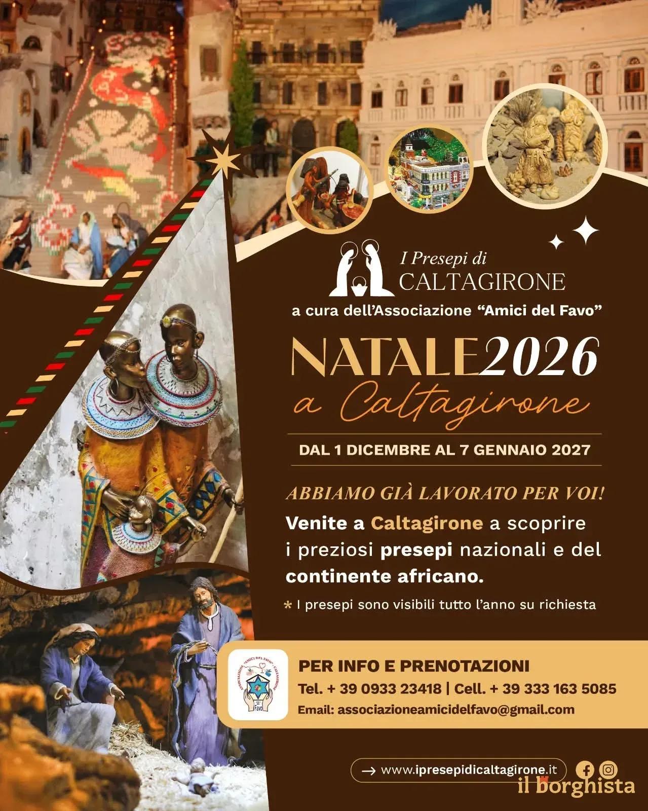 Locandina I Presepi di Caltagirone 2026–2027 a Caltagirone (Catania)