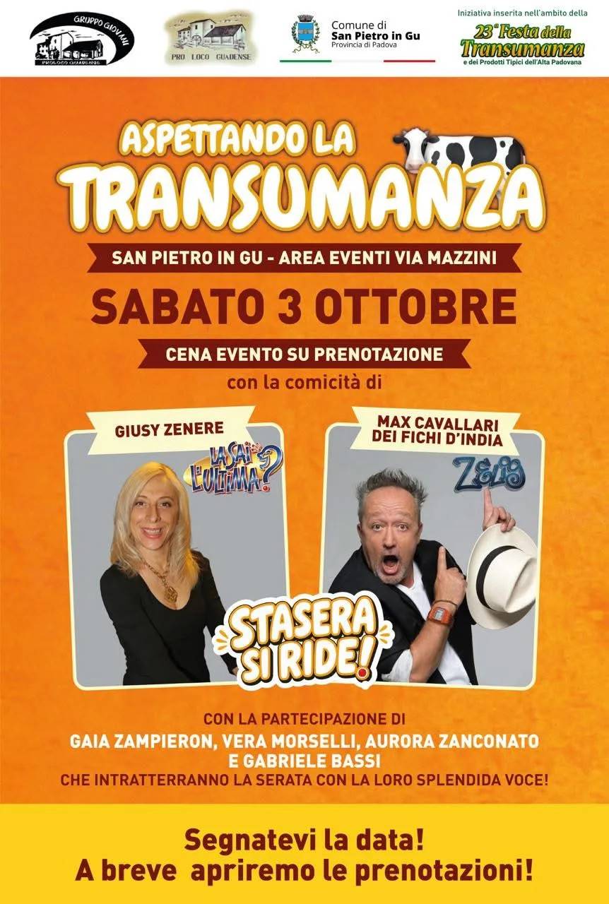 Locandina Aspettando la Transumanza 2026 a San Pietro in Gu (Padova)