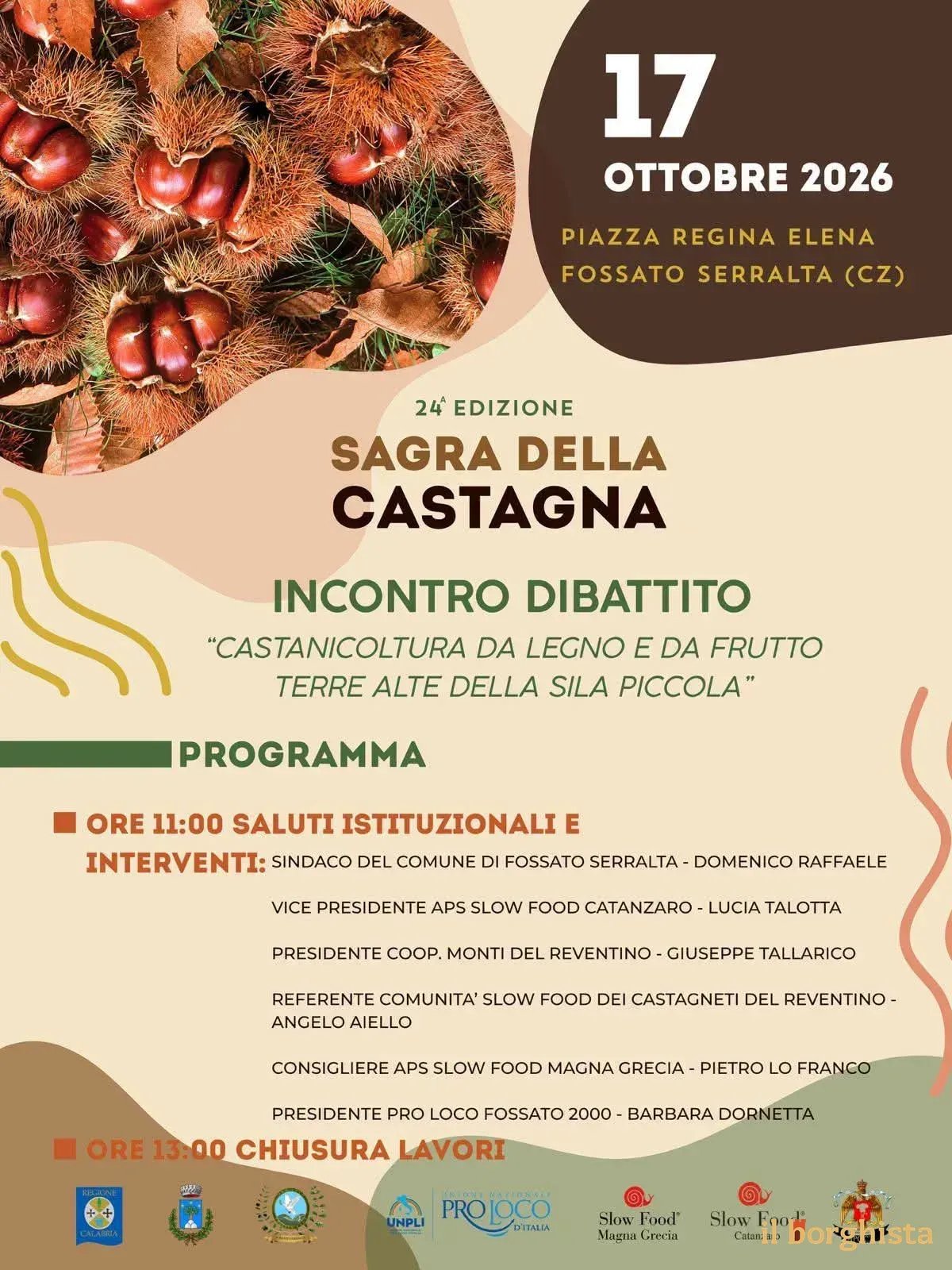 24ª Sagra della Castagna 2026